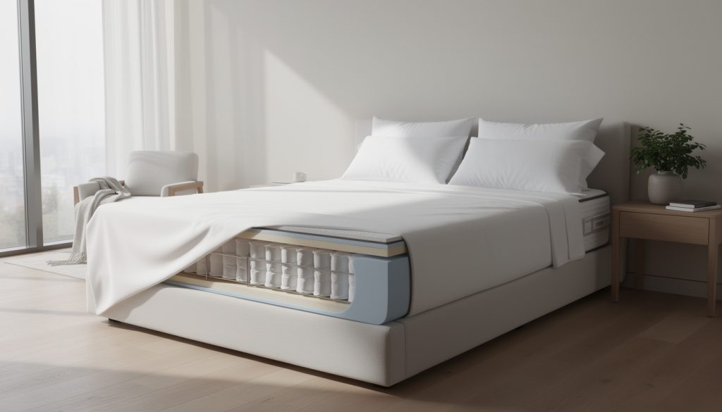 Économisez jusqu’à 41 % sur le Matelas Hybride Premium : offrez à votre dos un confort exceptionnel sans vous ruiner profitez d'une économie exceptionnelle jusqu'à 41 % sur notre matelas hybride premium et offrez à votre dos un confort inégalé sans compromettre votre budget.