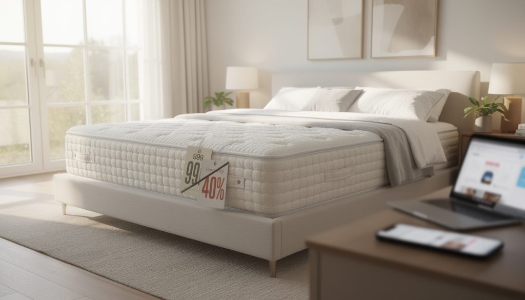 profitez d'une réduction exceptionnelle de 40 % sur ce matelas à 470 euros grâce à une astuce simple et facile à suivre. ne manquez pas cette offre pour un sommeil de qualité à prix réduit.