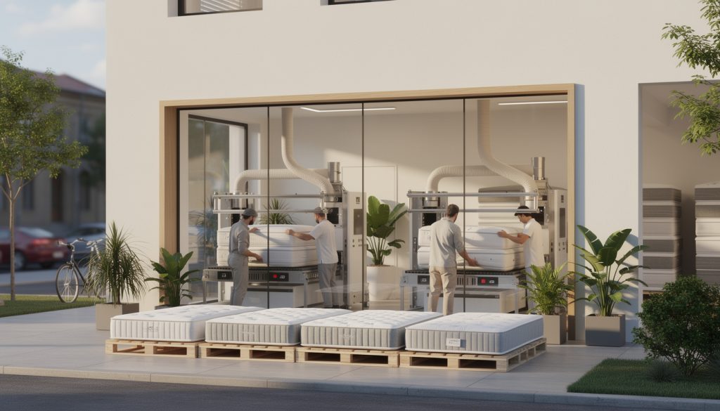 découvrez comment un nouveau magasin révolutionne le reconditionnement des matelas d'hôtels en combinant économie et écologie pour un avenir durable.