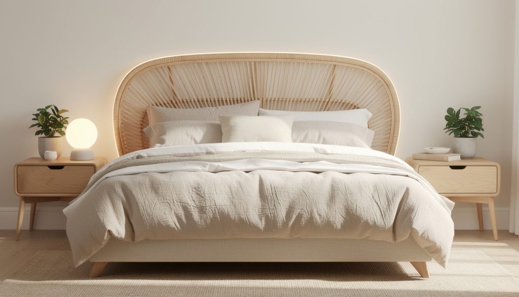 découvrez comment choisir et entretenir une tête de lit en rotin, un mobilier naturel et élégant qui apporte chaleur et authenticité à votre chambre.