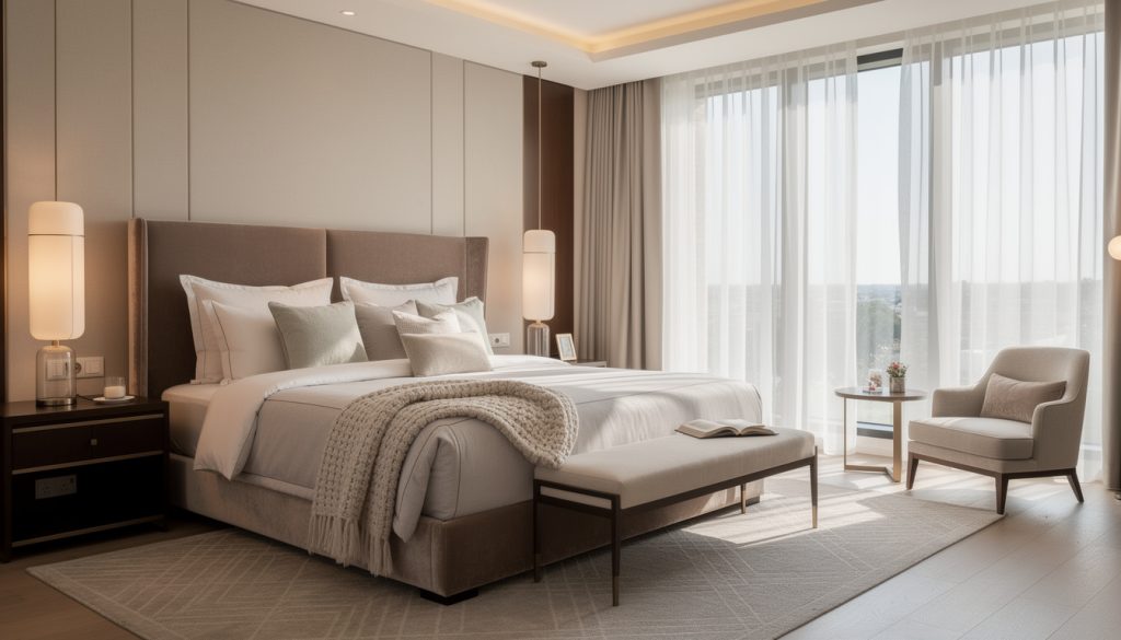 Sommeil de rêve : profitez du raffinement d’un hôtel 5 étoiles grâce à l’Ensemble Emma avec une remise exceptionnelle de 45% découvrez le confort et l'élégance de l'ensemble emma, l'alliance parfaite pour un sommeil de rêve digne d'un hôtel 5 étoiles, avec une remise exceptionnelle de 45% à ne pas manquer.